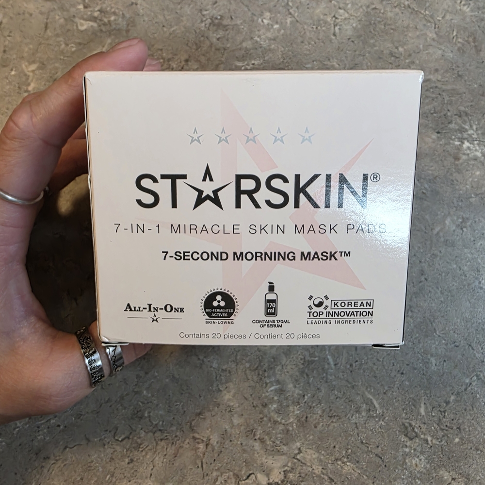 Starskin 7-in-1 Miracle Skin Mask Pads -- 7-Second Morning Mask | NIB
